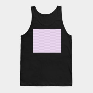 Strips - purple and white. Tank Top